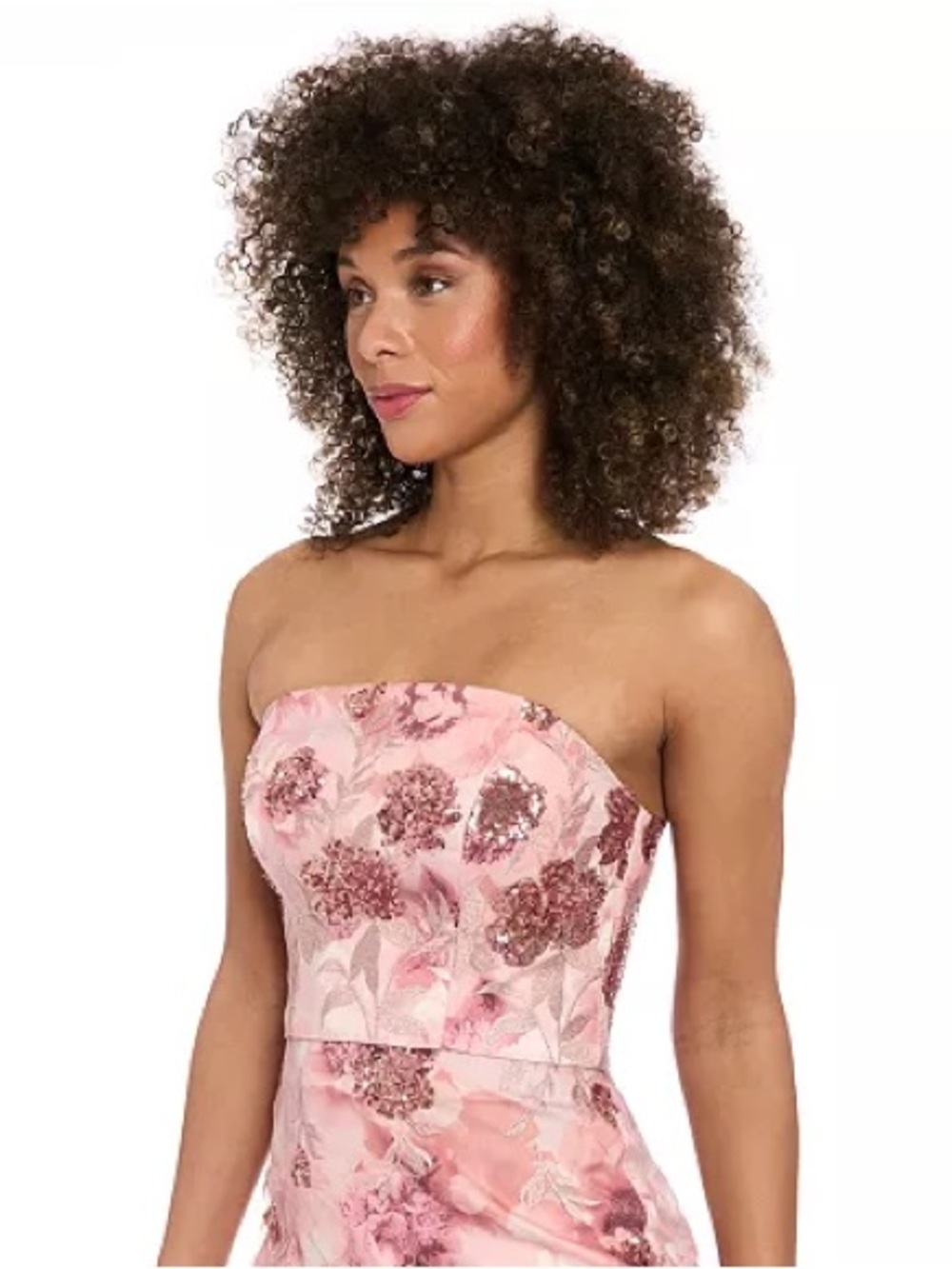 Muse Embroidered Strapless Bustier Top